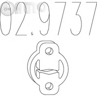 Tampon cauciuc - amortizor esapament 