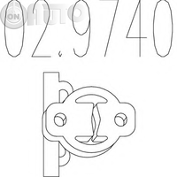 Tampon cauciuc - amortizor esapament 