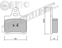 Set placute frana - frana disc 