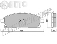 Set placute frana - frana disc 