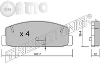 Set placute frana - frana disc 