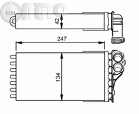 Schimbator caldura -  incalzire habitaclu 
