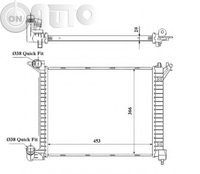 Radiator -  racire motor 