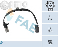 Senzor impulsuri arbore cotit 