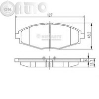 Set placute frana - frana disc 