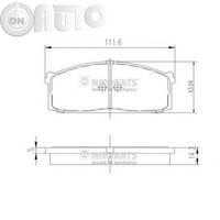Set placute frana - frana disc 