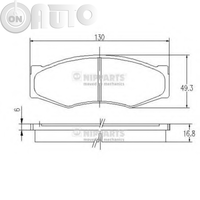 Set placute frana - frana disc 