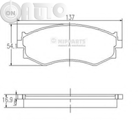 Set placute frana - frana disc 
