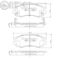 Set placute frana - frana disc 