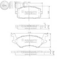 Set placute frana - frana disc 