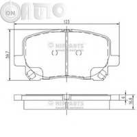 Set placute frana - frana disc 