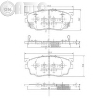Set placute frana - frana disc 