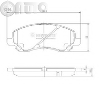 Set placute frana - frana disc 