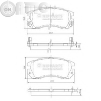 Set placute frana - frana disc 