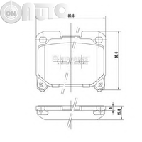 Set placute frana - frana disc 