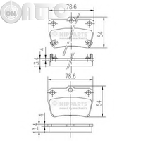 Set placute frana - frana disc 
