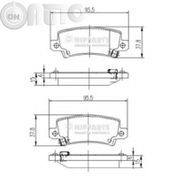 Set placute frana - frana disc 