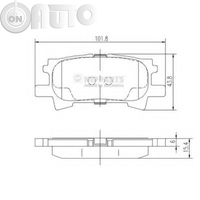 Set placute frana - frana disc 