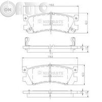 Set placute frana - frana disc 