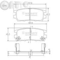 Set placute frana - frana disc 