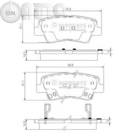 Set placute frana - frana disc 