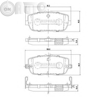 Set placute frana - frana disc 