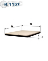 Filtru -  aer habitaclu 