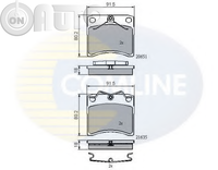 Set placute frana - frana disc 